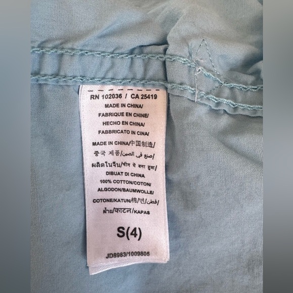 Guess Kids Light Blue Button Down Shirt - Picture 5 of 12